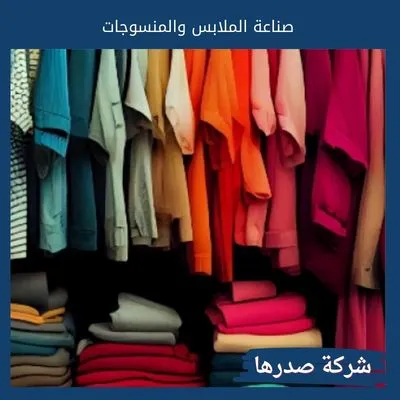 صناعة الملابس والمنسوجات