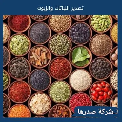 تصدير النباتات والزيوت