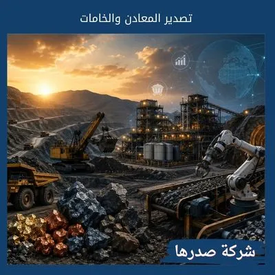 تصدير المعادن والخامات